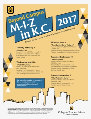 Beyond Campus Kc Series Poster - University Of Missouri