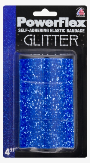 powerflex self-adhering elastic bandage glitter, blue, - powerflex equine value pack glitter 3840vgn-024