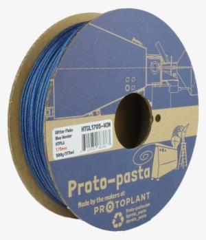 Proto-pasta Wonder Blue Glitter Flake Htpla