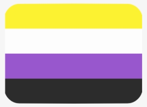 Nonbinary Pride Flag Discord Emoji - Non Binary Flag Emoji