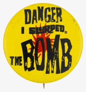 Slurpee Bomb - Vintage Slurpee 7/11 Pin The Bomb Metal 70's (item