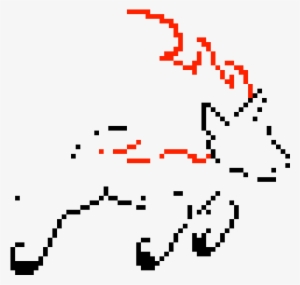 Rapidash - Line Art
