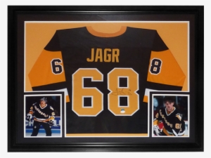Jaromir Jagr Autographed Pittsburgh Penguins - Autographed Jaromir Jagr Jersey - Psa Coa)