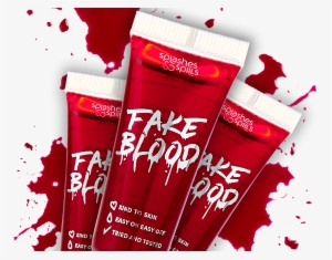Halloween Fake Blood - Splashes & Spills Halloween Make Up - Fake Blood