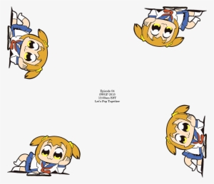 Popuko On All Four Corners - ポプテピピック ブリキストラップ A ベルハウス