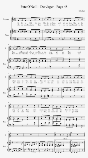 Page 48 Sheet Music Composed By Schubert - Sheet Music