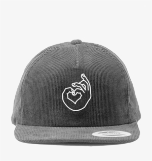 Corduroy Heart Hand Snapback