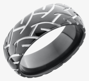 Lashbrook Designs Z8d Cycle2 Polish - Lashbrook Z8d-cycle2 Polish Zirconium Wedding Ring