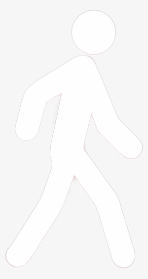 The Notification Icon Walking Icon Png - Walk Icon White Png