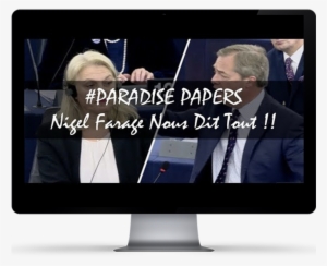 #paradise Papers - Led-backlit Lcd Display