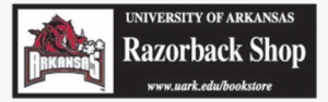 University Of Arkansas Razorback Shop Logo - Arkansas Razorbacks Perforated Vinyl Window Decal