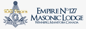 127 Masonic Lodge - Masonic Symbol Tile Coaster