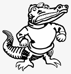 Amphibian Clipart Florida Gator - Black And White Florida Gators Logos