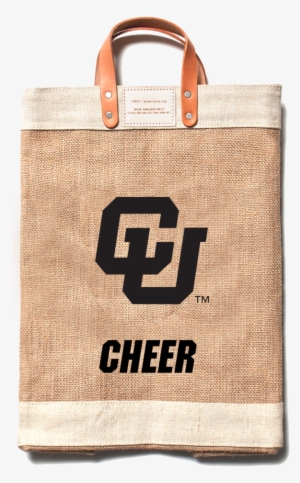 University Of Colorado Cheer - Apolis Richmond Market Bag - Brown - Totes
