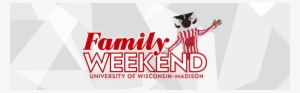 Family Weekend Logo With Bucky Badger - Bucky Badger