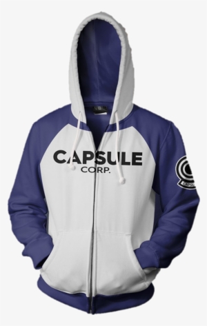 Capsule Corp Zip Up Hoodie - Hoodie