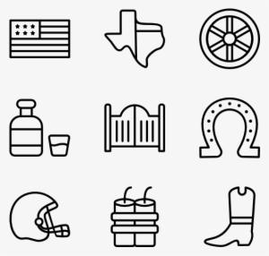 Texas - Laundry Icons
