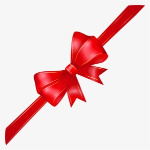 Red Corner Bow Transparent Png Image