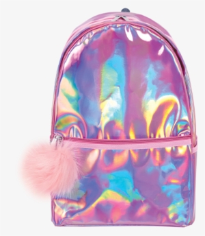Picture Of Pink Holographic Backpack - Pink Holographic Backpack