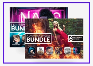 Mega Bundle With Photoshop Actions And All Lightroom - Adobe Photoshop