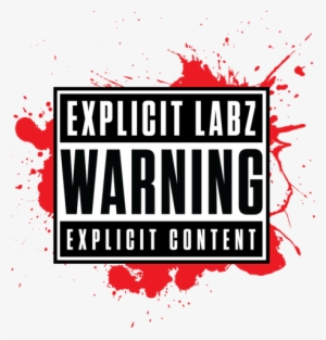 Explicit Content Logo Png - Blood Splat