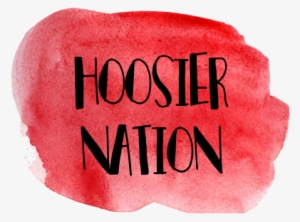 Hoosier Nation Watercolor - Graphic Design