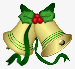 Free Clipart Christmas Bells With Holly Clipartxtras - Merry Christmas Flower Png