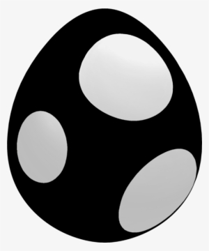 Yoshi Egg Black And White