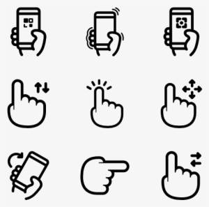 Gesture Hands 70 Icons View All 6 Icon Packs Of Thumbs - Gesture