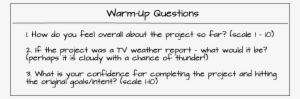 Blog Article Warm Up Questions - Document