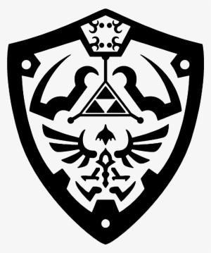 Generous Hylian Shield Template Contemporary - Escudo Link Zelda