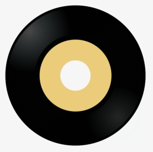Full Tan/peach/orange Vinyl Record Vintage Png Transparent - Circle