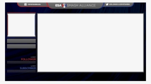 Designed The Core Overlays For Esport Arena Smash Alliance's - Twitch Screen Overlay