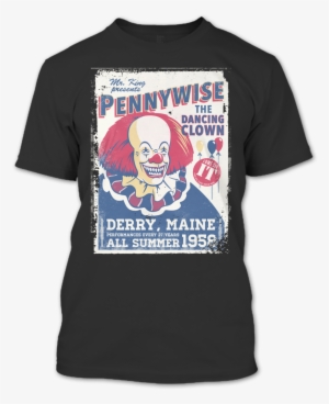 Https Www Premiumfanstore Com Products Pennywise Pennywise It T Shirt Transparent Png 1080x1080 Free Download On Nicepng - clown roblox t shirt