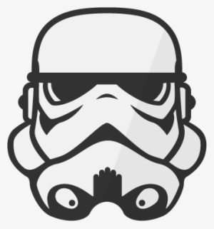 Star Wars Clipart Face - Stormtrooper Helmet Car Sticker