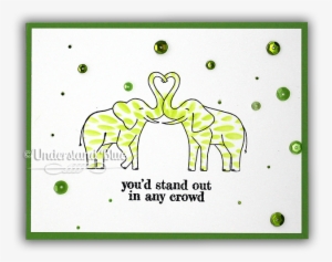 Elephant Pair Card By Understandblue - Indian Elephant