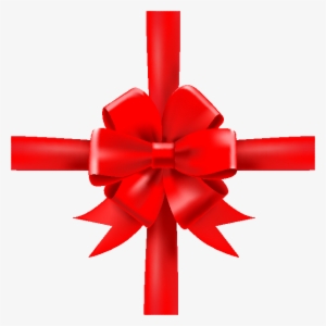 Ribbon Red Icon3 - Gift Bow Vector Png
