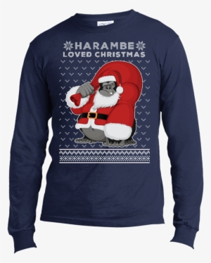 Harambe Christmas Sweater - I'm A Skiing Dad Just Like A Normal D