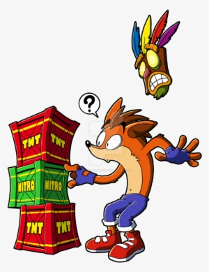 Crash Bandicoot Nitro Crate Png Freeuse Library - Crash Bandicoot Crash Crate