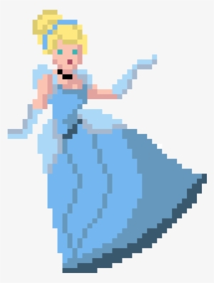 Cinderella - Cinderella Pixel Art