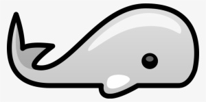 Gray Whale Clip Art - Whale Cartoon Side View