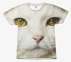 White Cat Lover T Shirt
