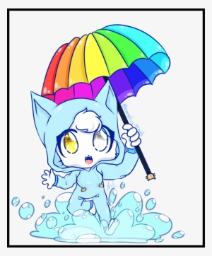 Appealing Jumps Into Puddle Water Tumblr Pic For Wedding - Chibi Puddle