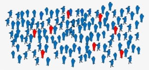 Crowd Clipart Small Population - Prevalence Clipart
