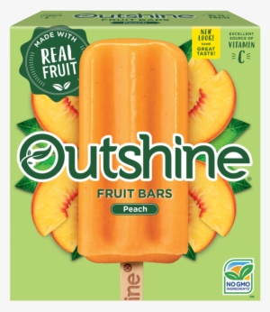Outshine Peach Fruit Bars - Outshine Fruit Bars Coconut