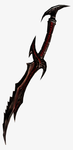 Daedric From Skyrim By Sirarturo On Deviantart - Red And Black Sword Skyrim
