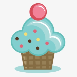 Vanilla Cupcake Clipart Transparent Background - Cupcake Azul Png