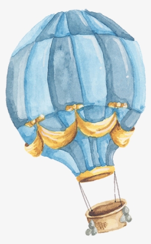 Hot Air Balloon Tumblr Drawing For Kids - Hot Air Balloon Transparent