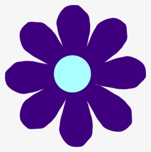 Elower Clipart Purple Violet - Flower Clipart