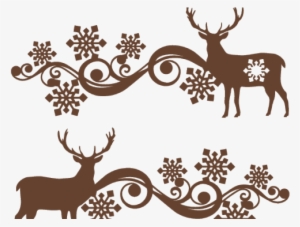 Snowflakes Clipart Reindeer - Scalable Vector Graphics